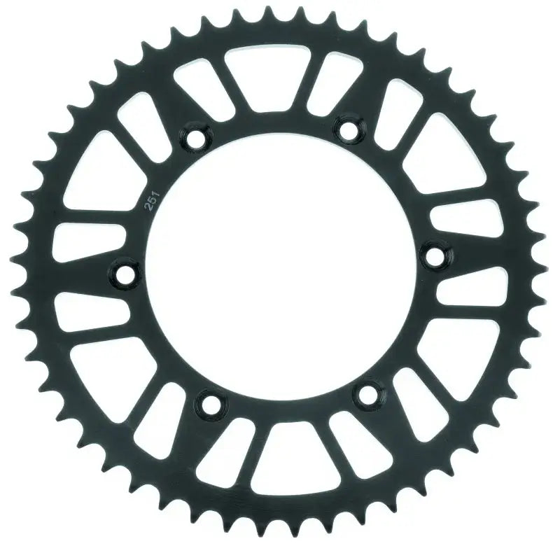 BikeMaster Yamaha Rear Steel Sprocket 520 50T - Black - Drivetrain