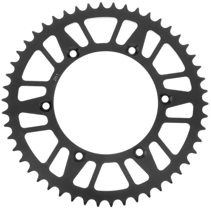 Black metal steel sprocket for Yamaha bike rear steel sprocket upgrade
