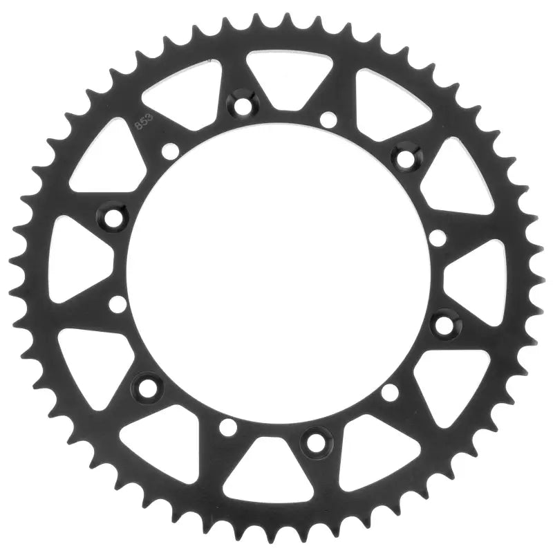 Black metal rear steel sprocket for Yamaha bikes, 520 52T Steel Sprocket component