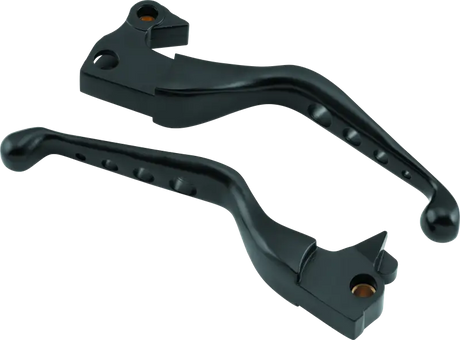 Bikers Choice 04-13 XL Black Holed Lever Set - RV and Auto Parts