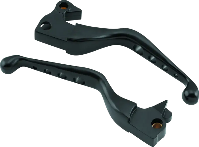 Bikers Choice 04-13 XL Black Holed Lever Set - RV and Auto Parts