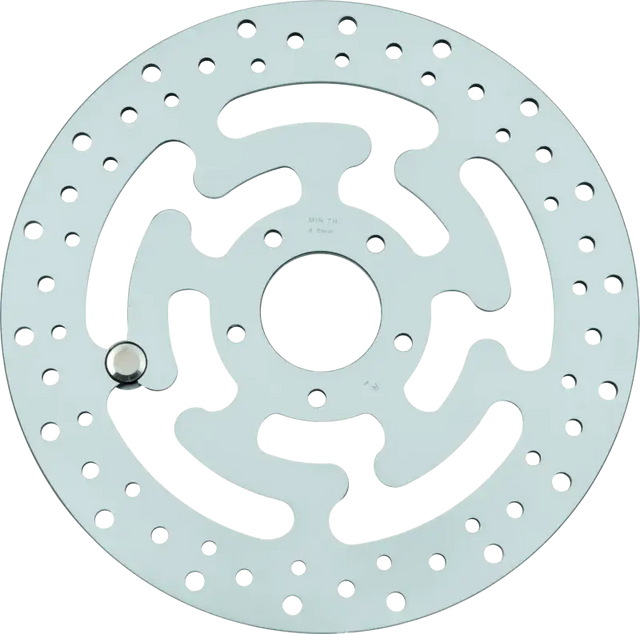 Bikers Choice 08-16 Touring OEM Style 11.8in Polished Front Brake Rotor Left Replaces H-D 41809-08 - RV and Auto Parts