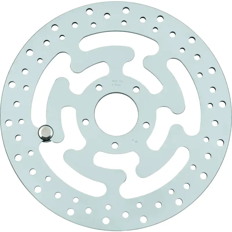Bikers Choice 08-16 Touring OEM Style 11.8in Polished Front Brake Rotor Left Replaces H-D 41809-08 - RV and Auto Parts
