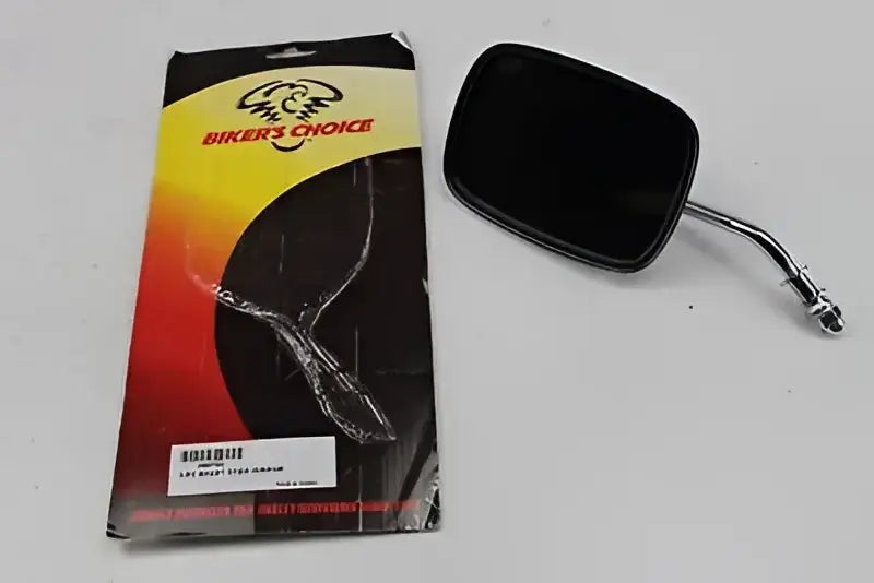 Motorcycle short stem mirror with packaging for Bikers Choice 1-Pc Short Stem Mirror 490732