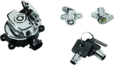 Bikers Choice 14-21 Road King Chrome Ignition Switch & Saddlebag Lock Kit - RV and Auto Parts