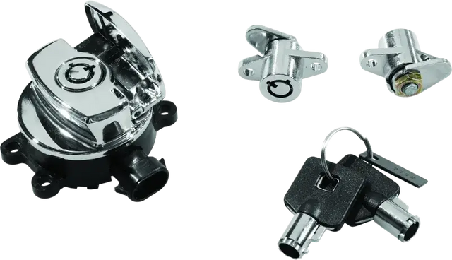 Bikers Choice 14-21 Road King Chrome Ignition Switch & Saddlebag Lock Kit - RV and Auto Parts