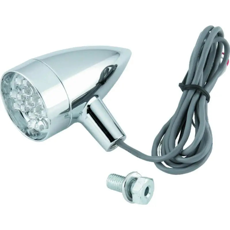 Bikers Choice 482418 Bikers Choice Chrome Mini Turn Signal Amber Universal Custom