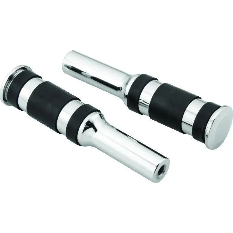 Bikers Choice 482790 Bikers Choice Chrome Billet Three Band Replacement Pegs For Forward Controls
