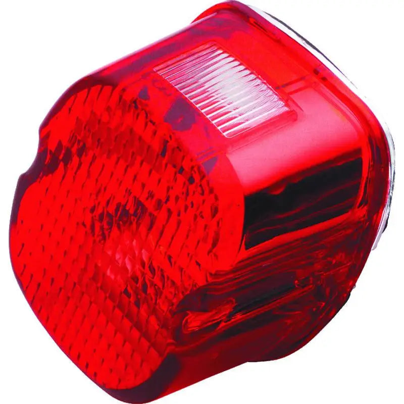 Bikers Choice 489908 Bikers Choice 99-03 Big Twin & XL Red Laydown Taillight With Top License Light