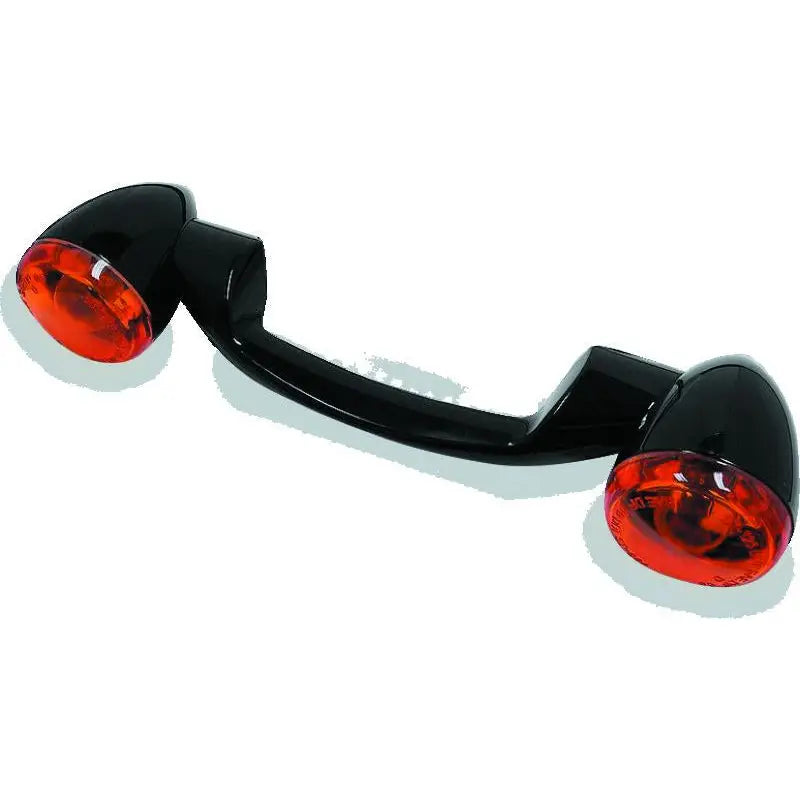 Bikers Choice 491157 Bikers Choice Blk Turnsgnl Bar Kt Amber Lens - 491157