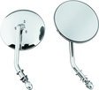 Bikers Choice 65-Up Chrome 4 Inch Round Short Stem Mirror Right Custom - Bikers Choice