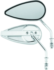 Bikers Choice 65-Up Chrome Teardrop Mirror Universal Custom Pr - Bikers Choice