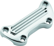 Bikers Choice 74-Up Chrome Finned Handlebar Clamp - RV and Auto Parts