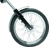 Bikers Choice 80-86 FXWG 84-17 FXST 93-05 FXDWG Raw Narrow Front Fender With Chrome Bracket - Bikers Choice
