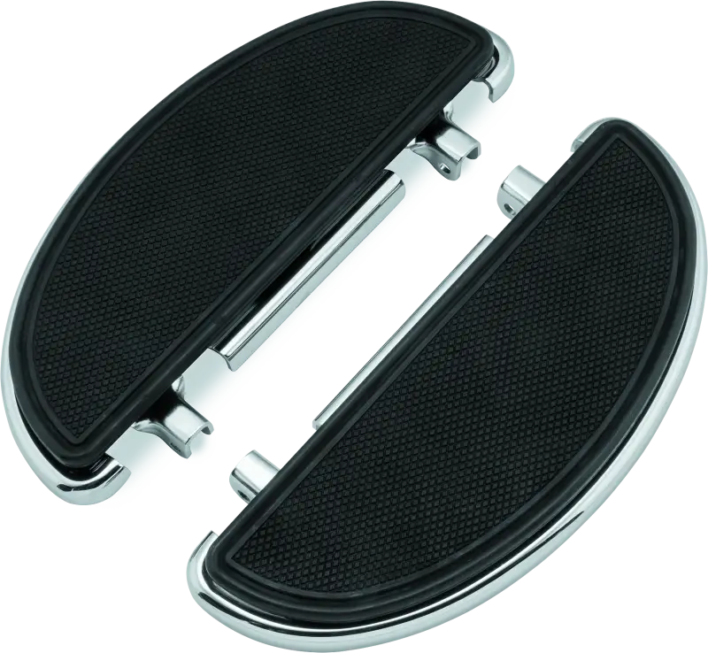 Bikers Choice 82-20 FLH FLT 86-17 FLST Chrome Half-Moon Floorboard Kit - Controls