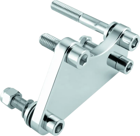 Bikers Choice 84-99 Chrome Caliper Mounting Bracket Kit 00-10 4 Piston Caliper to 84-99 - Bikers Choice