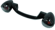 Bikers Choice 91-08 Touring 86-17 FLST Narrow Black Rear Turn Signal Bar Kit W/Smoke Lens - Bikers Choice