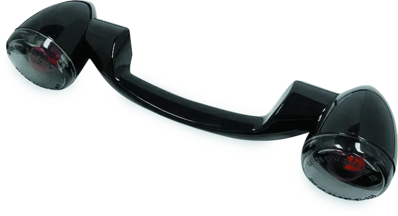 Bikers Choice 91-08 Touring 86-17 FLST Narrow Black Rear Turn Signal Bar Kit W/Smoke Lens - Bikers Choice