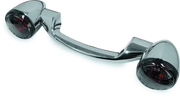 Bikers Choice 91-08 Touring 86-17 FLST Narrow Chrome Rear Turn Signal Bar Kit W/Smoke Lens - Bikers Choice