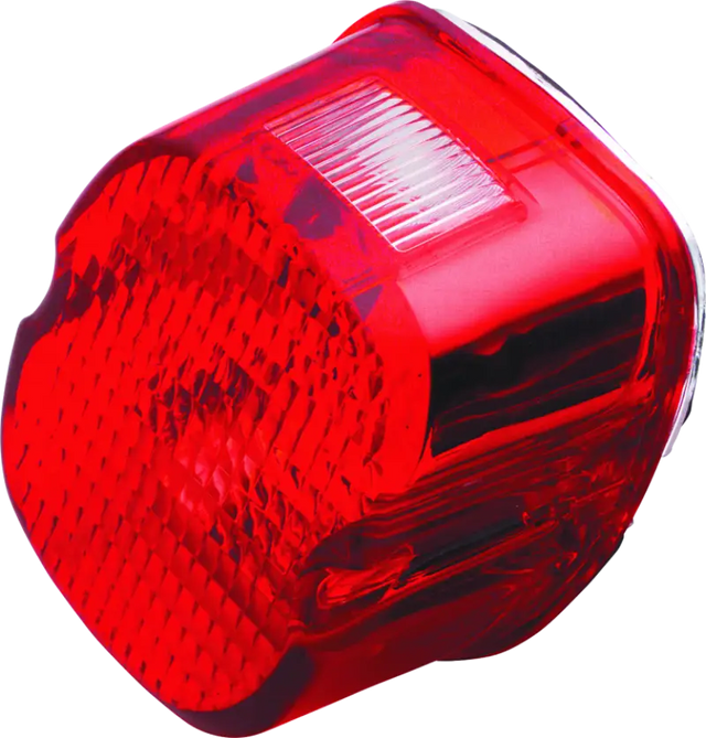 Bikers Choice 99-03 Big Twin & XL Red Laydown Taillight With Top License Light - Bikers Choice