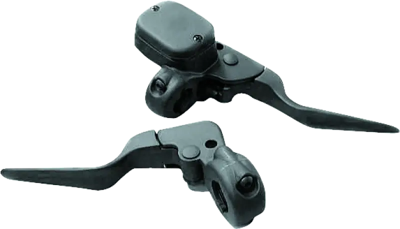 Bikers Choice Black 9/16 Bore Custom Handlebar Control Kit 1 Inch Bar Cable Clutch No Switches - Bikers Choice