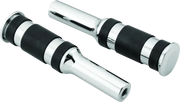 Bikers Choice Chrome Billet Three Band Replacement Pegs For Forward Controls - Bikers Choice