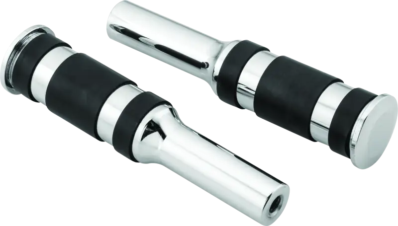Bikers Choice Chrome Billet Three Band Replacement Pegs For Forward Controls - Bikers Choice