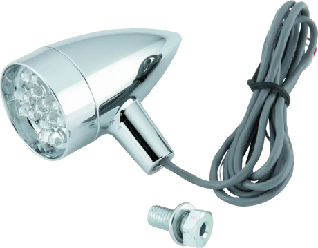 Bikers Choice Chrome Mini Turn Signal Amber Universal Custom - Bikers Choice