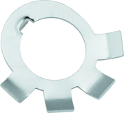 Shiny metal lock tab washer for secure fastening from Bikers Choice Lock Tab Washers