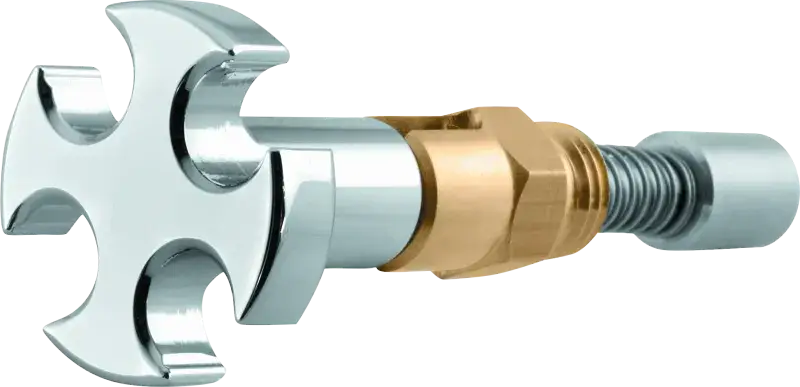Bikers Choice S&S B E G Chrome Cross Enrichener With Chrome Cross Knob - RV and Auto Parts