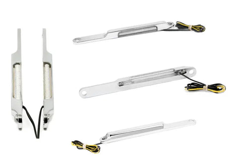 NOMADIC Billet Front Turn Signals Flst/Flstf/Flstn 90 13