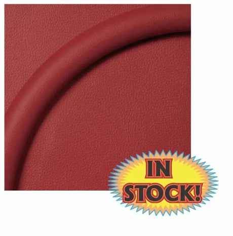 Billet Spec 29005 Half Wrap 14’ Red Leather - Steering Wheel Cover