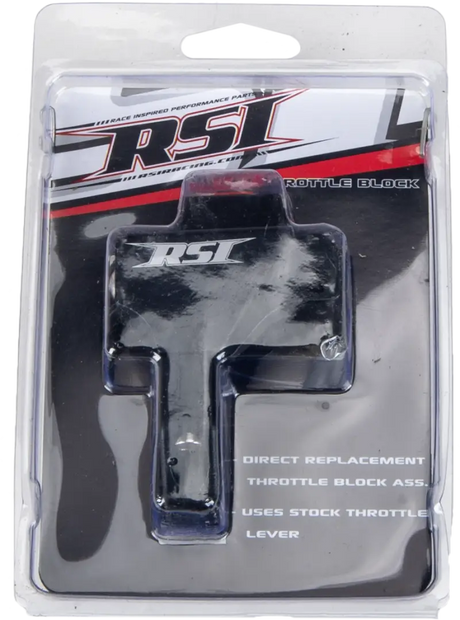RSI Billet Throttle Block W/ Push Button Kill Switch for Powersports