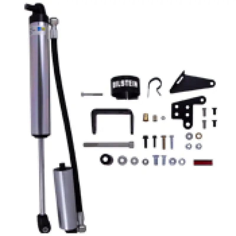 Silver Bilstein shock absorber with remote reservoir for Jeep Gladiator front right upgrade