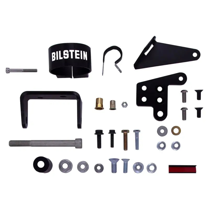 Black and metallic hardware for Jeep Gladiator shock absorber and suspension upgrade