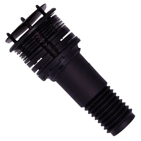 Black plastic drain fitting in Bilstein B1 MB E-Class shock mounting kit for easy setup