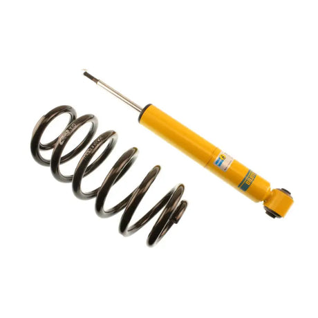 Yellow shock absorber with black coil spring for Audi A6 Quattro Bilstein B12 suspension kit