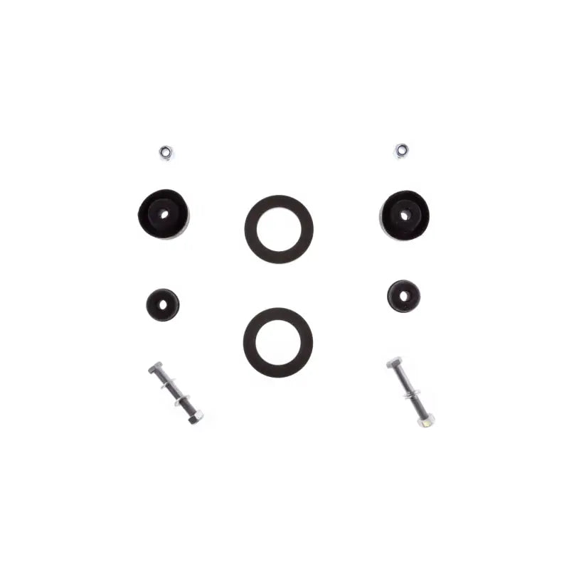 Assorted hardware components for Bilstein B12 suspension kit for Mercedes-Benz E320