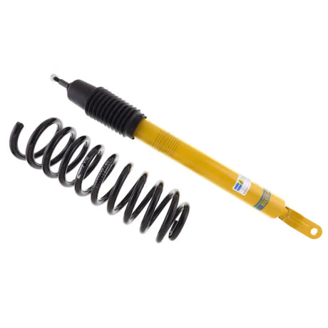 Yellow shock absorber with black coil spring for Mercedes-Benz E320 suspension kit