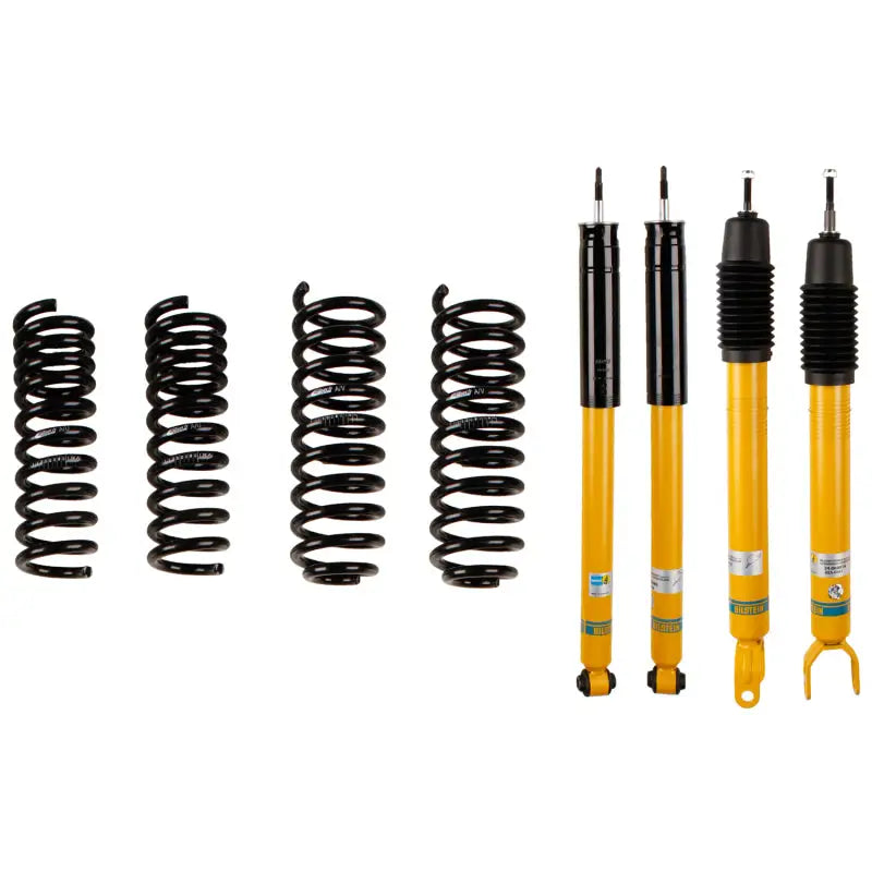 Car suspension kit with springs and shocks for Mercedes-Benz E350 Bilstein B12 suspension