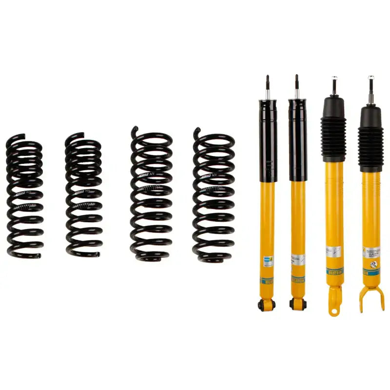 Car suspension kit with springs and shocks for Mercedes-Benz E350 Bilstein B12 suspension