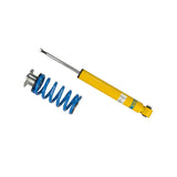 Yellow shock absorber with blue spring for Audi A4 Avant Bilstein B14 suspension kit