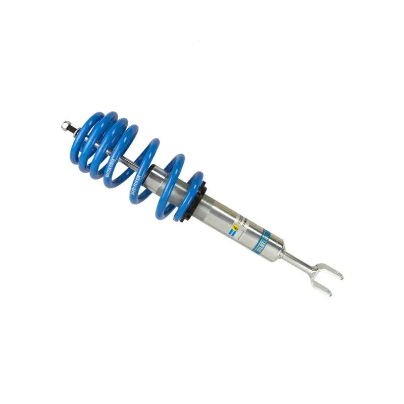Blue coilover shock absorber from Bilstein B14 suspension kit for Audi A4 Avant