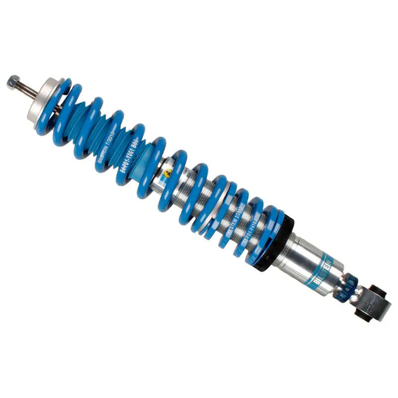 Blue coilover shock absorber from Bilstein B16 Porsche 911 RS suspension kit