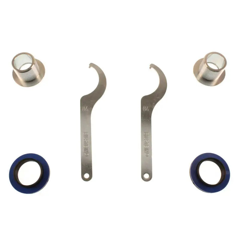 Bilstein B16 Performance Suspension System for 2001-2006 BMW M3, includes adjustable dampers and corrosion-resistant components.