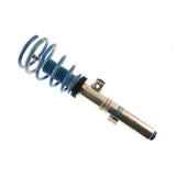 Blue coilover shock absorber for BMW 330i with Bilstein B16 performance suspension system