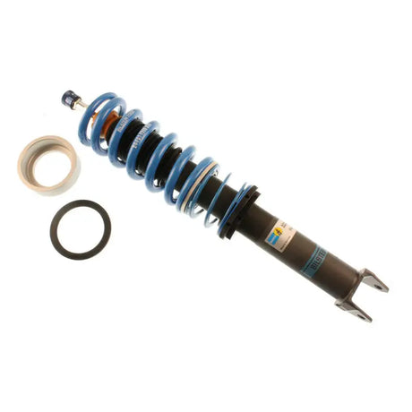 Blue coilover shock absorber from Bilstein B16 rear performance suspension system