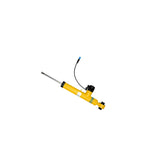 Yellow adjustable shock absorber for BMW 328i rear twintube shock upgrade