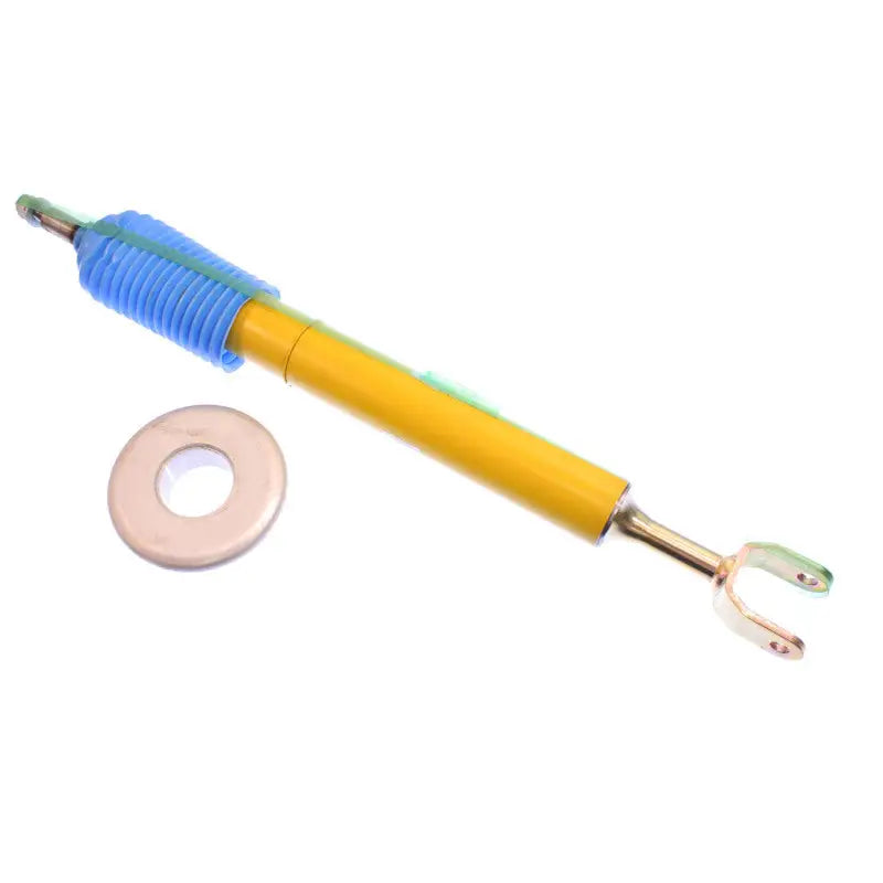 Yellow shock absorber with blue bellows for Audi A6 Quattro 36mm monotube strut assembly