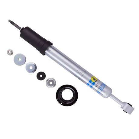Bilstein B8 5100 Series 46mm Monotube Shock Absorber for 2016 Toyota Tacoma TRD/Limited/SR/SR5, front view with components.